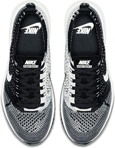 Nike Women's Flyknit Racer G Spikeless Golf Shoes Black/White Size 11