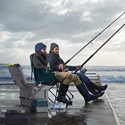 REYLEO Cooler, 21-Quart/20L Rotomolded Cooler, 30-Can Capacity, 3-Day Ice Retention, Heavy Duty Ice Chest (Built-in Bottle Opener, Cup Holder,incl.) for Camping, Fishing, and Other Activities - A21