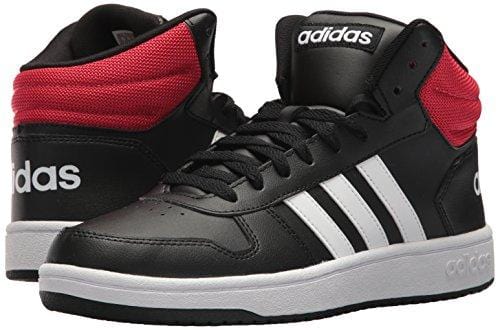adidas Men's VS Hoops Mid 2.0, Core Black/White/Scarlet, 10.5 M US