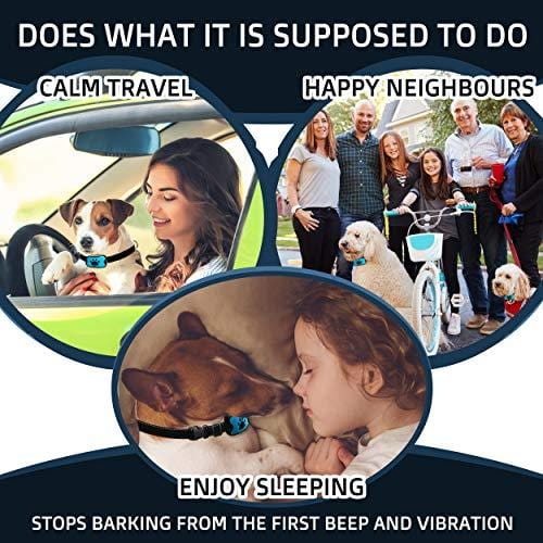 PawPets Anti Bark Collar | No Bark Collar | Bark Collar for Small Dogs 5-15lbs