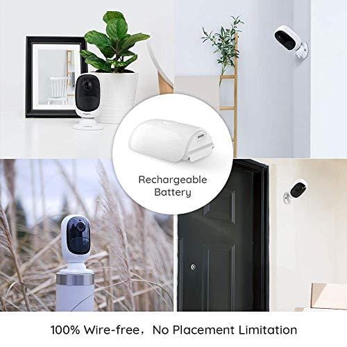 Reolink Argus 2+Solar Panel | Wireless Rechargeable Battery-Powered Security Camera for Outdoor Home Surveillance, 1080p HD 2-Way Audio Starlight Night Vision with PIR Motion Sensor SD Card Slot