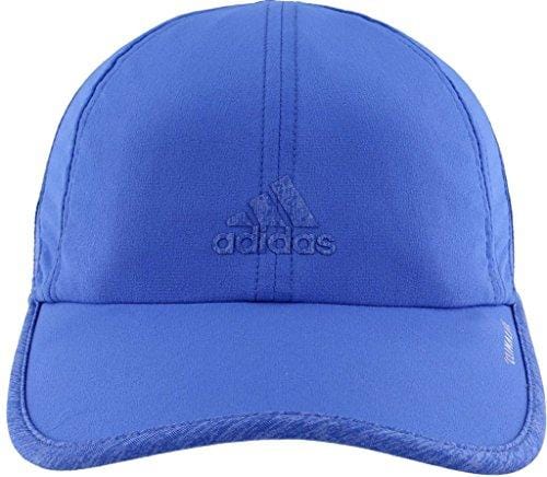 adidas Women's Superlite Relaxed Adjustable Performance Cap, Hi-Res Blue/Hi-Res Blue/Chalk Purple Heather, One Size