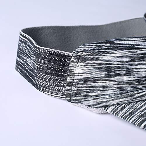 TEFITI Sports Fitness Sun Visor Moisture Wicking Headgear Cap Hats for Golf, Tennis, Cycling, Running (Gray)