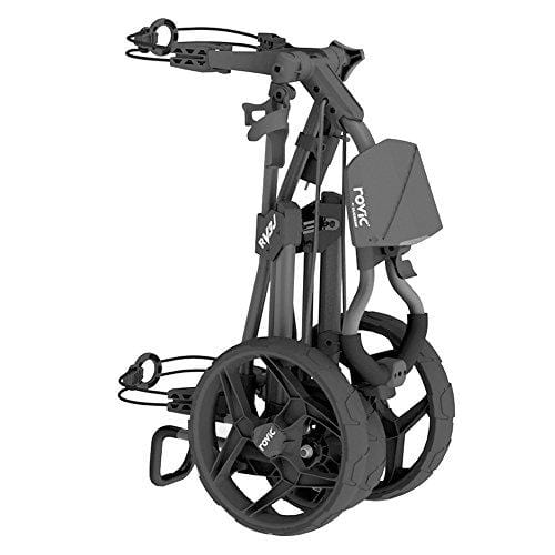 Clicgear Rovic Model RV3J Junior | Youth 3-Wheel Golf Push Cart (Black)