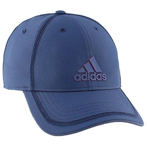 adidas Mens Contract III Structured Adjustable Cap, Mystery Blue/Scarlet, One Size [product _type] adidas - Ultra Pickleball - The Pickleball Paddle MegaStore