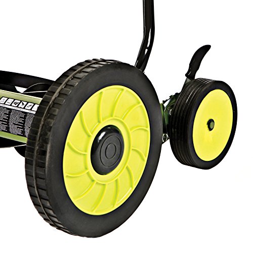 Snow Joe FBA_MJ502M 20-Inch Manual Reel Mower w/Grass Catcher, Green