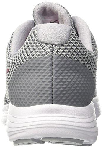 NIKE Ladies Revolution 3 Running Shoes - Cool Grey/Deadly Pink-Wolf Grey-White, 8.5 M US