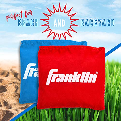 Franklin Sports Replacement Bean Bags for Cornhole - Includes 8 Bean Bags - 4 inch x 4 inch