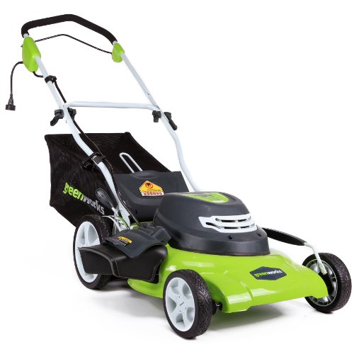Greenworks 20-Inch 3-in-1  12 Amp Electric Corded Lawn Mower 25022
