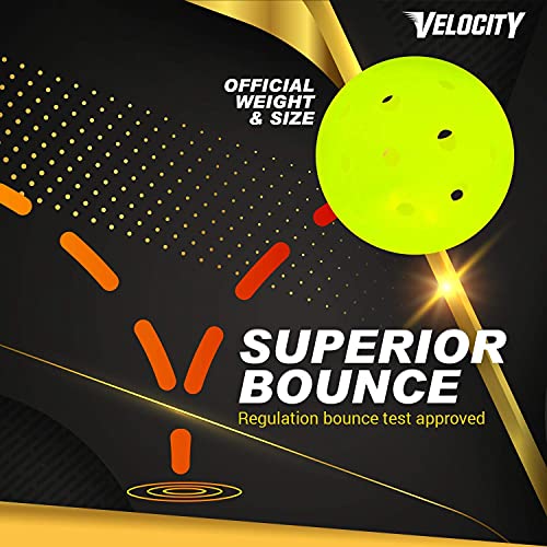 3 Pack Yellow Pickleballs