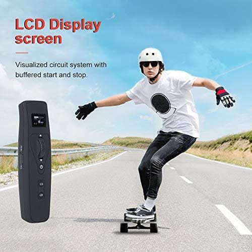 teamgee H5 37" Electric Skateboard with UL Certification E503354, 22 MPH Top Speed, 760W Dual Motor, 11 Miles Range, 14.5 Lbs, 10 Layers Maple Longboard with Wireless Remote Control