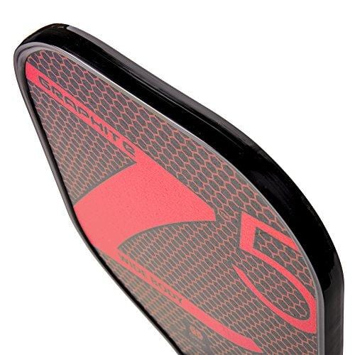 ONIX Graphite Z5 Pickleball Paddle (Graphite Carbon Fiber Face with Rough Texture Surface, Cushion Comfort Grip and Nomex Honeycomb Core for Touch, Control, and Power)