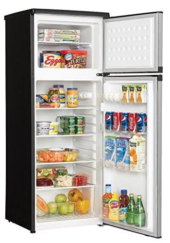 Danby DPF073C1BSLDD Designer 7.3 cu.ft. Two Door Apartment Size Refrigerator, Steel