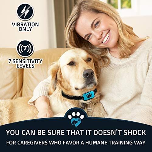 PawPets Anti Bark Collar | No Bark Collar | Bark Collar for Small Dogs 5-15lbs