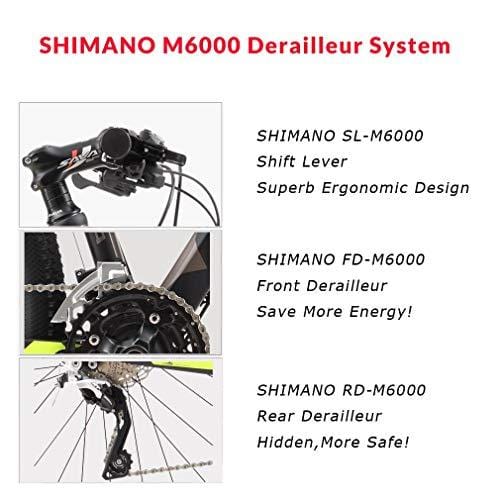SAVADECK Carbon Fiber Mountain Bike, DECK6.0 Mountain Bicycle 26"/27.5"/29" Complete Hard Tail MTB 30 Speed Shimano M6000 DEORE Group Set (Black White,26" 17")
