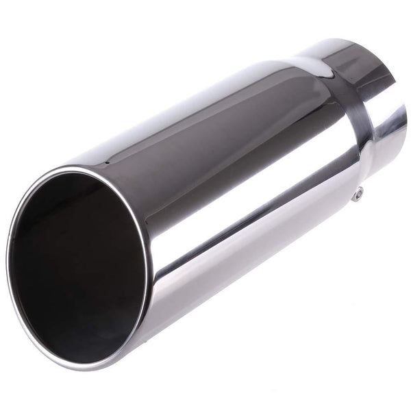 ECCPP Diesel Exhaust Tip 5" Inlet 6" Outlet Exhaust Tips 15" Long Mirror Polished Stainless Steel Exhaust Tailpipe