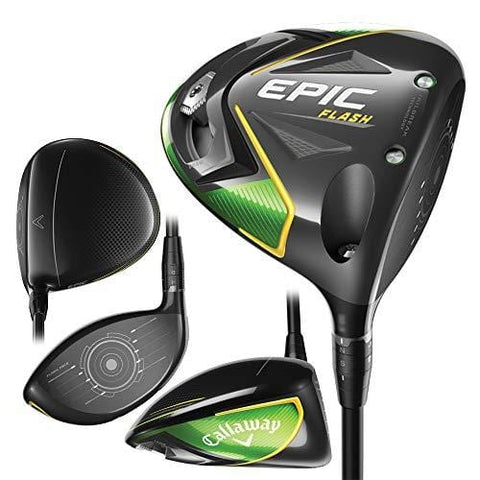Callaway Golf 2019 Epic Flash Driver, Right Hand, Project X Even Flow Green, 50G, Regular Flex, 9.0 Degrees
