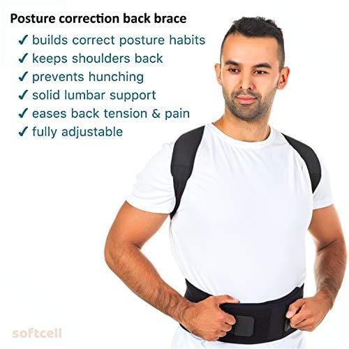 softcell Magnetic Posture Corrective Back Brace (L)