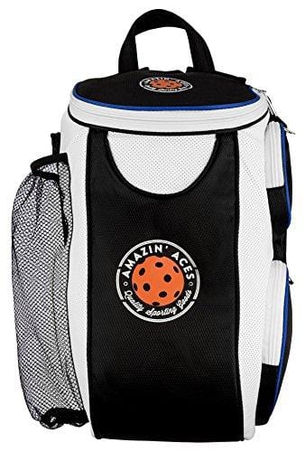 Amazin' Aces Premium Pickleball Backpack | Bag Features Pickleball Holder/Sleeve | Pack Fits Multiple Paddles | Convenient Pockets for Phone, Keys, Wallet | Padded Back & Straps for Added Comfort [product _type] Amazin' Aces - Ultra Pickleball - The Pickleball Paddle MegaStore