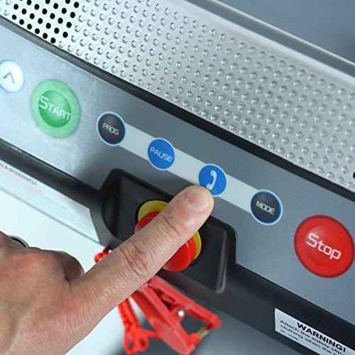 Sunny Health & Fitness SF-T7515 Smart Treadmill with Auto Incline, Sound System, Bluetooth and Phone Function