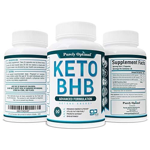 Premium Keto Diet Pills - Utilize Fat for Energy with Ketosis - Boost Energy & Focus, Manage Cravings, Support Metabolism - goBHB Ketogenic Supplements for Women and Men - 30 Day Supply