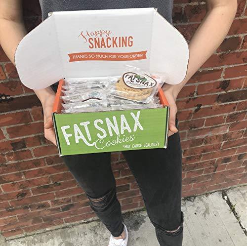 Fat Snax Cookies - Low Carb, Keto, and Sugar Free (Variety Pack, 12-pack (24 cookies)) - Keto-Friendly & Gluten-Free Snack Foods
