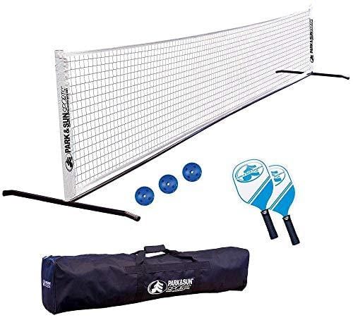 Park & Sun Sports PS-PBTN-15 Recreational Sized Pickleball Set with Carrying Bag and Accessories, One Size (Pack of 15)