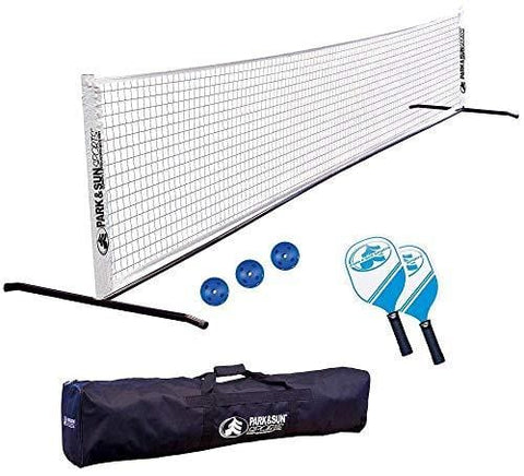Park & Sun Sports PS-PBTN-15 Recreational Sized Pickleball Set with Carrying Bag and Accessories, One Size (Pack of 15)