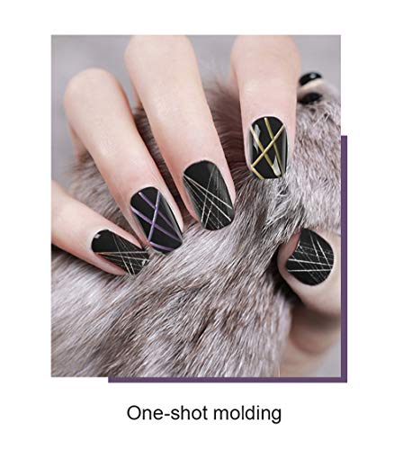 ROSALIND Metal Spider Gel Nail Polish Pull Wire for Nail Art Design Acrylic Nail Paste Painting Decoration Draw Silk Varnish Need UV Dryer Lamp