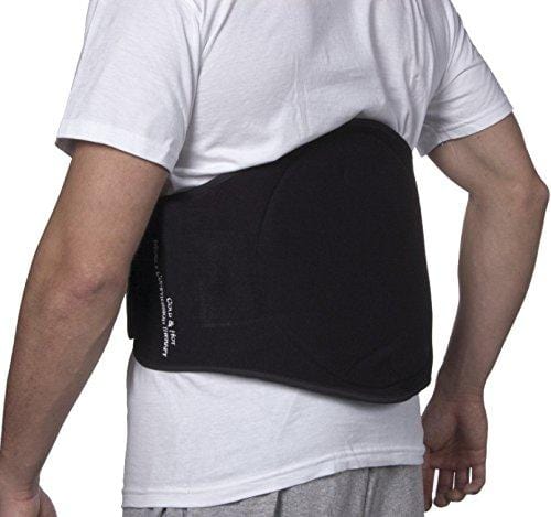 NatraCure Hot/Cold Compression Lumbar Support Back Brace/Wrap – Alleviates Pain from Back Surgery, Arthritis, Swelling, Sciatica, Degenerative/Slipped Discs, and Sports Injuries (6037 CAT)