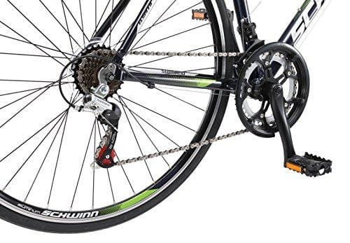 Schwinn Volare 1300 Men's Drop Bar Road Bike, 700C Wheels, 18" Medium Frame Size, Blue