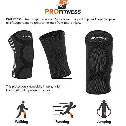 Running Accessories Women Golf Equipment and Accessories Zumba Accessories Copper Knee Sleeve Crossfit Knee Sleeves Men Knee Pain Relief Products Knee Wraps Running Accessories (White, S)