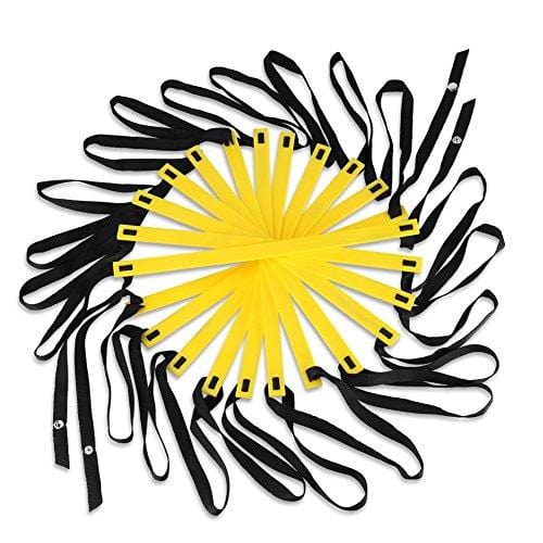 GHB Pro Agility Ladder Agility Training Ladder Speed Flat Rung with Carrying Bag 12 Rungs