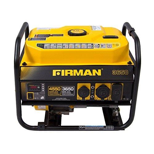 Firman P03601 4550/3650 Watt Recoil Start Gas Portable Generator cETL Certified, Black