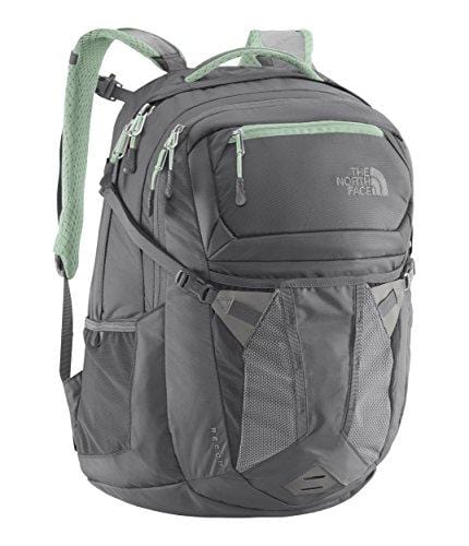 north face backpack sale borealis zing gray surf green The North Face Women's Recon Laptop Backpack 15"- Sale Colors (Zinc Gr – Ultra Pickleball