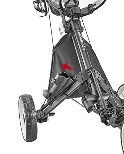 CaddyTek Explorer V8 - SuperLite 4 Wheel Golf Push Cart, Explorer Version 8, Silver [product _type] CaddyTek - Ultra Pickleball - The Pickleball Paddle MegaStore