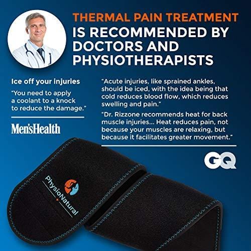 Wrist Ice Pack Wrap - Hot & Cold Therapy for Instant Pain Relief of Carpal Tunnel, Tendonitis, Injuries, Swelling, Rheumatoid Arthritis, Bruises & Sprains - Hand Support Brace with Reusable Gel Packs