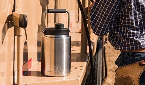 YETI Rambler Vacuum Insulated Stainless Steel Half Gallon Jug with MagCap, Stainless Steel