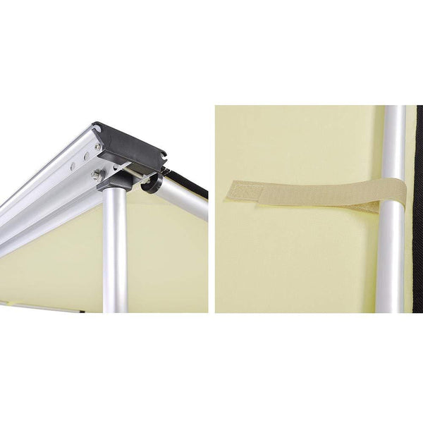 Yescom 4.6x6.6' Car Side Awning Rooftop Pull Out Tent Shelter PU2000mm UV50+ Shade SUV Outdoor Camping Travel Beige