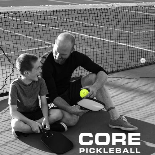 CORE Pickleball Balls for Professionals and All Levels of Play, USA Pickleball Approved Durable Outdoor Pickleball Balls with 40 Holes (3 Pack)