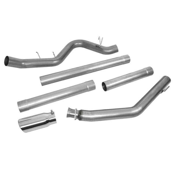 Turbo Cat Back Exhaust System w/5 inches OD Stainless Steel Tip for Dodge Ram Truck 2500 3500 5.9L Diesel 94-02