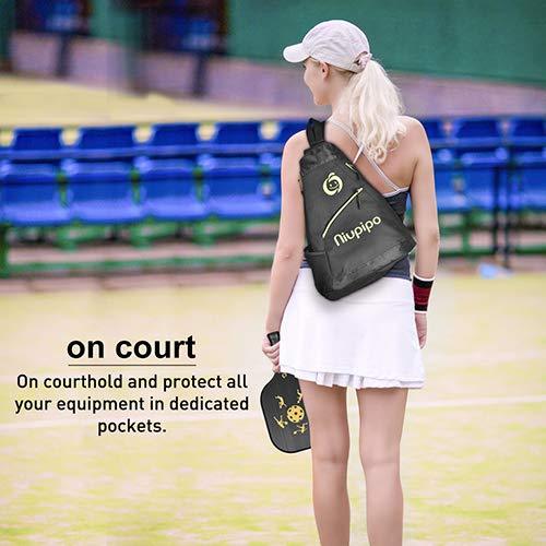 Pickleball Paddle, Graphite Pickleball Paddle with Polypropylene Honeycomb Core Ultra Cushion 4.25In Grip 8OZ Lightweight Pickleball Racket with Cover, Outdoor Indoor Games for Family Kids (green)