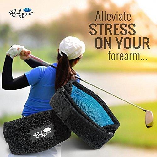 Elbow Brace 2 Pack for Tennis & Golfer's Elbow Pain Relief