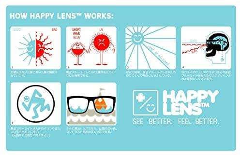 Spy Optic Men's Mccoy Rectangular, Soft Matte Black/Happy Gray/Green, 63 mm