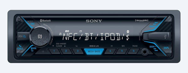 Sony DSX-A405BT Receiver with Bluetooth and Sirius XM tuner bundle