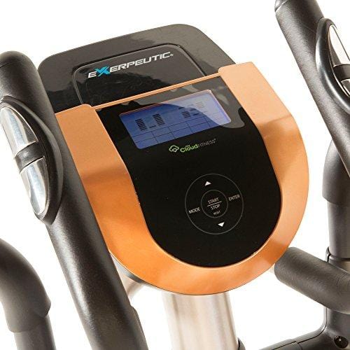 Exerpeutic Gold 2000XLST Bluetooth Smart Technology Elliptical Trainer with 21 Workout Programs