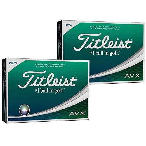 Titleist AVX 2 Dozen White Golf Balls White 2 Dozen