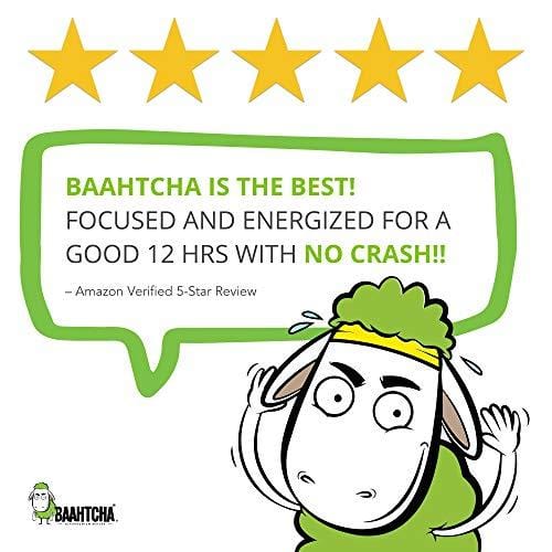 Baahtcha - USDA Organic Matcha Green Tea Powder - Premium Ceremonial Grade - Value Size Lowest Price - Natural Caffeine Energy Drink Mix, Antioxidant, Weight Loss, Fat Burner - 70g