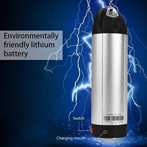 Aceshin 26'' Electric Mountain Bike with Removable Large Capacity Lithium-Ion Battery (36V 250W), Electric Bike 21 Speed Gear and Three Working Modes Black (US Stock)