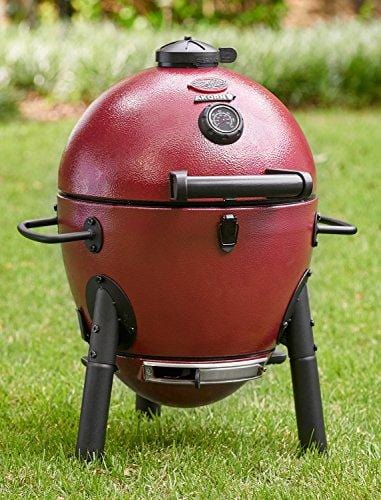 Char-Griller E06614 AKORN Jr, Red Charcoal kamado Grill